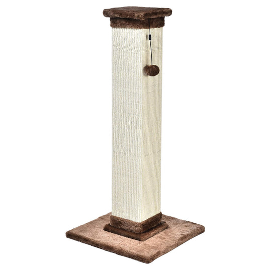 Hoher Katzen-Kratzbaum 90 cm – Stabil, Sisal, braun